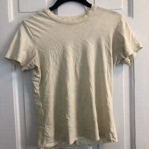 Brandy Melville Yellow Tee